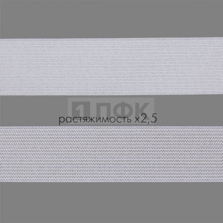 Резинка вязанная 30мм 9 гр/м цв белый (рул 40м/уп 400м)