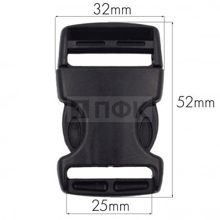 Фастекс Ф-25/1(защелка-трезубец) ПФЛ 25мм цв черный (уп 1000шт) Фастекс Ф-25/1(защелка-трезубец) ПФЛ 25мм цв черный (уп 1000шт)